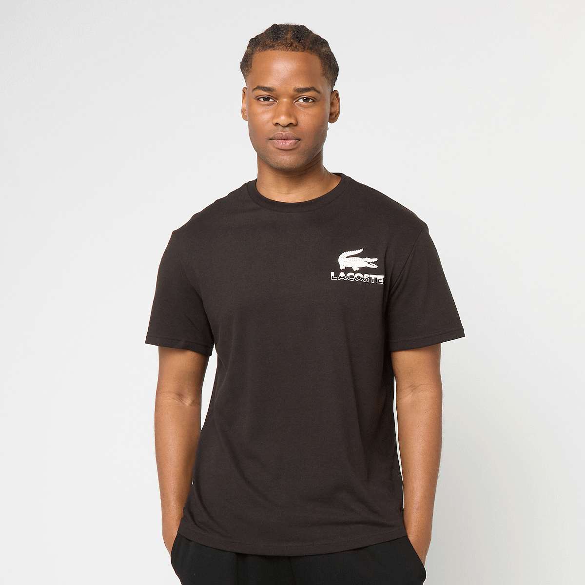 Lacoste T-Shirt Men T-Shirts & Polo's zwart Maat L Kleding