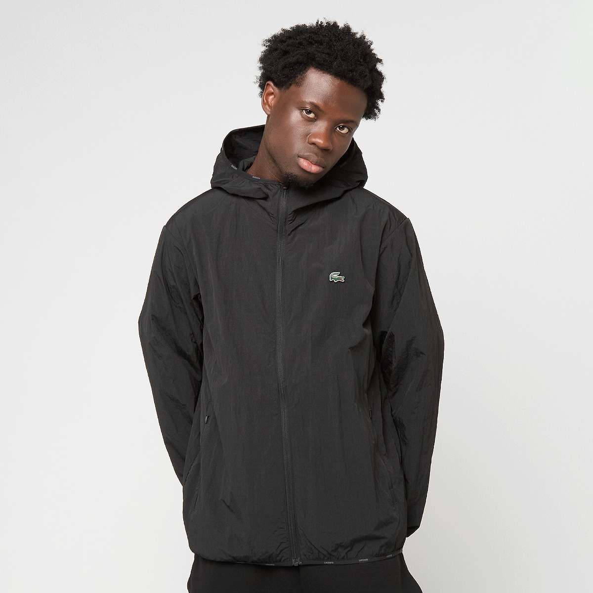 Lacoste Uomo Nero Jacke