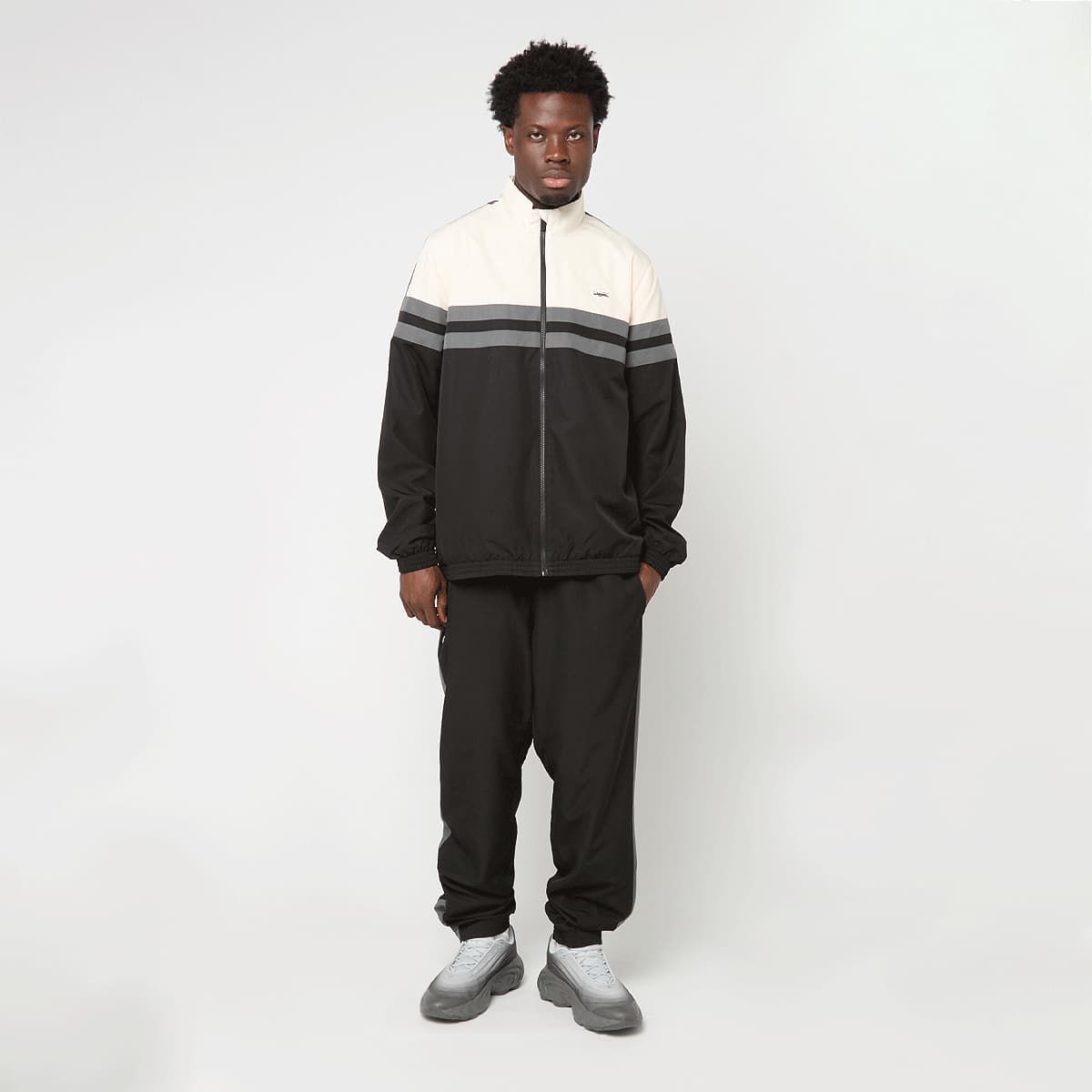 Lacoste Uomo Nero Trainingsanzug