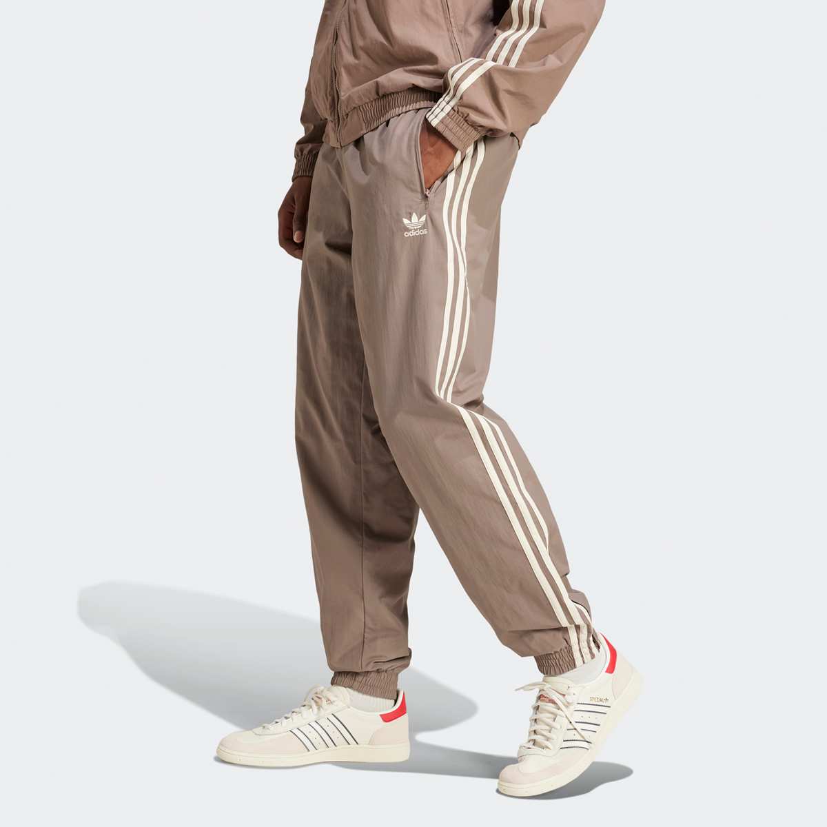 Unselected, adidas Originals, adicolor Woven Firebird Track Pants, brown