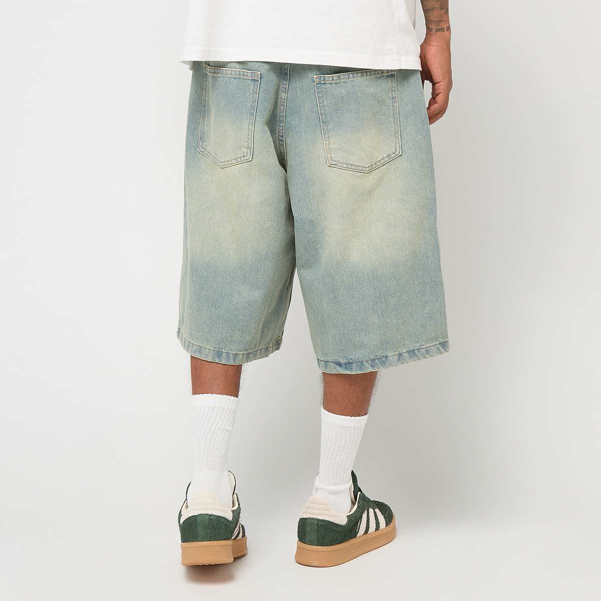 SNIPES Jimmy Baggy Denim Shorts Men blauw Kleding