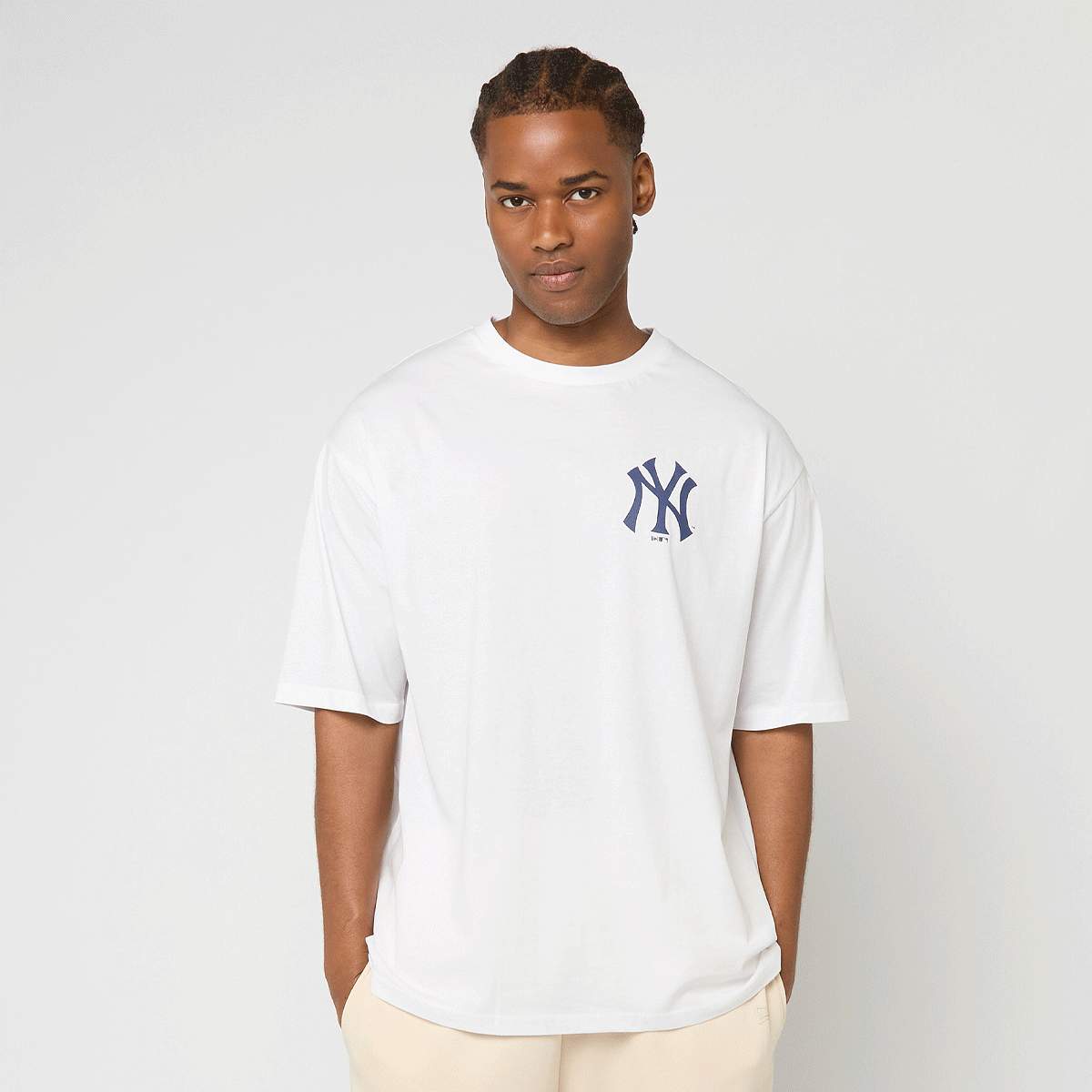 new era MLB Food Graphic Oversized Tee York Yankees Men T-Shirts & Polo's wit Maat S Kleding