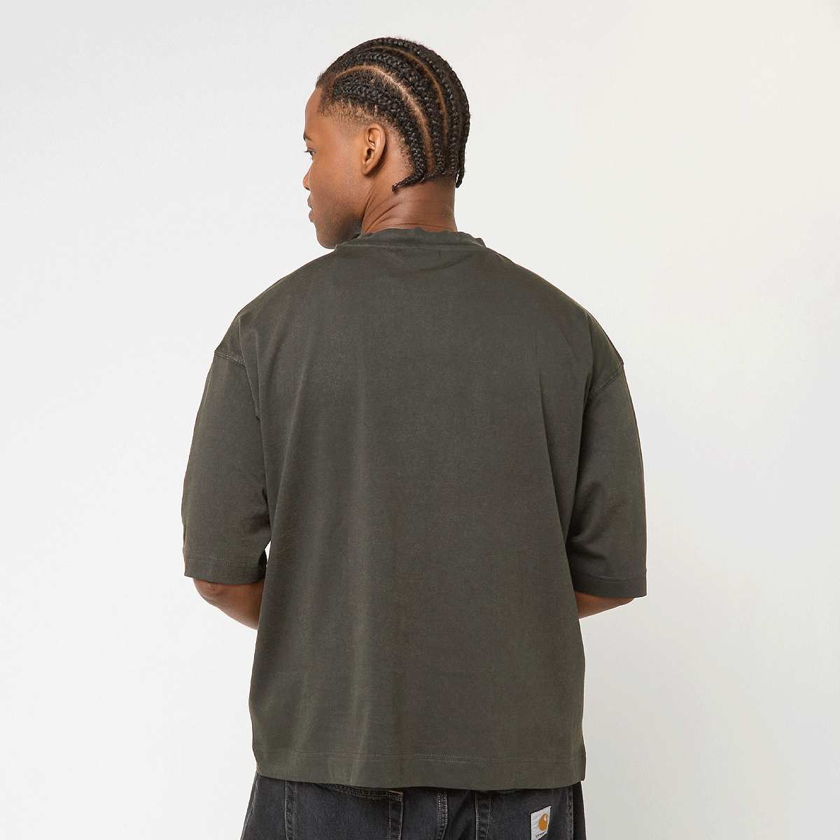 new era NBA Washed Graphic Tee Los Angeles Lakers Men T-Shirts & Polo's grijs Maat S Kleding