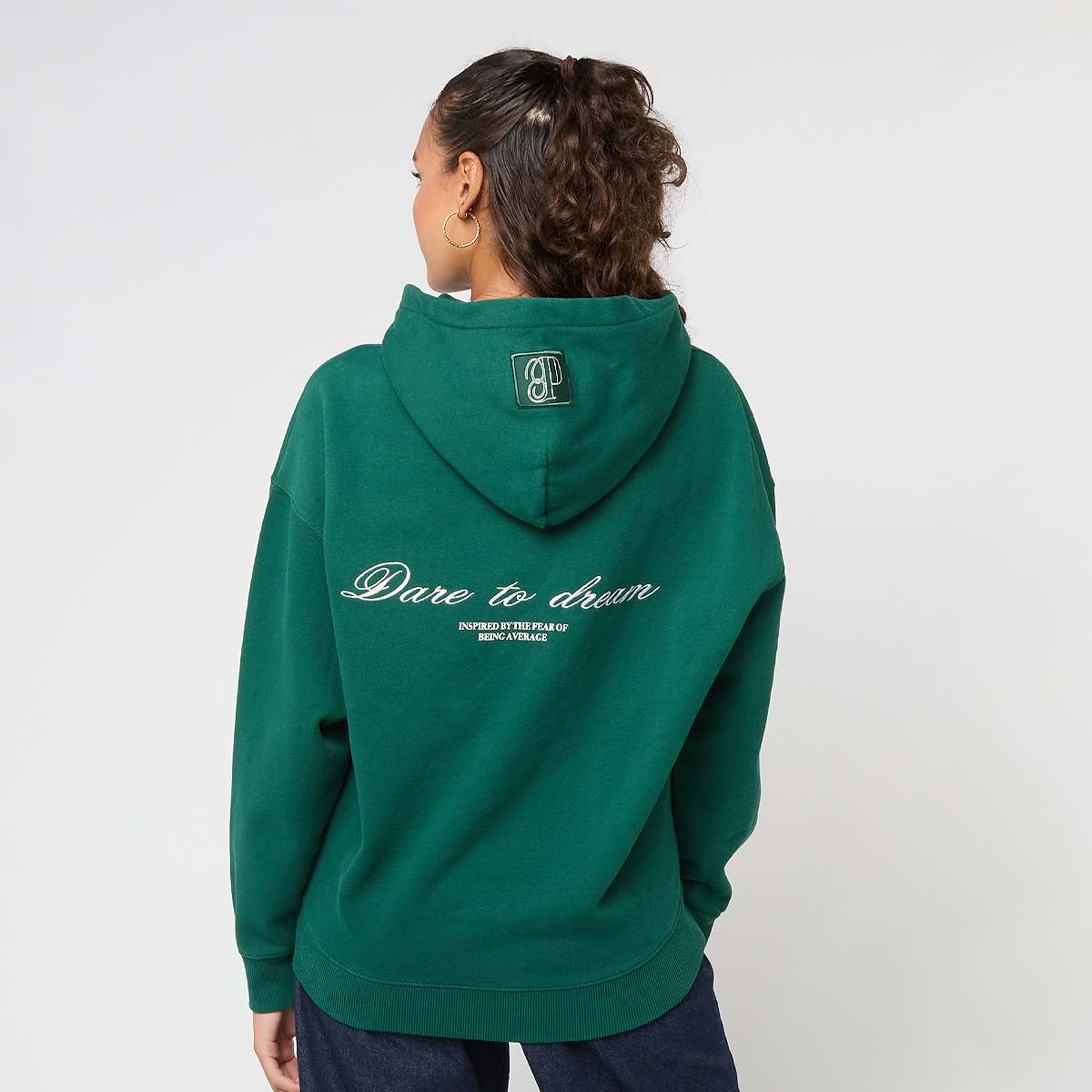 Pegador, RESA OVERSIZED HOODIE WASHED DARK GREEN, green