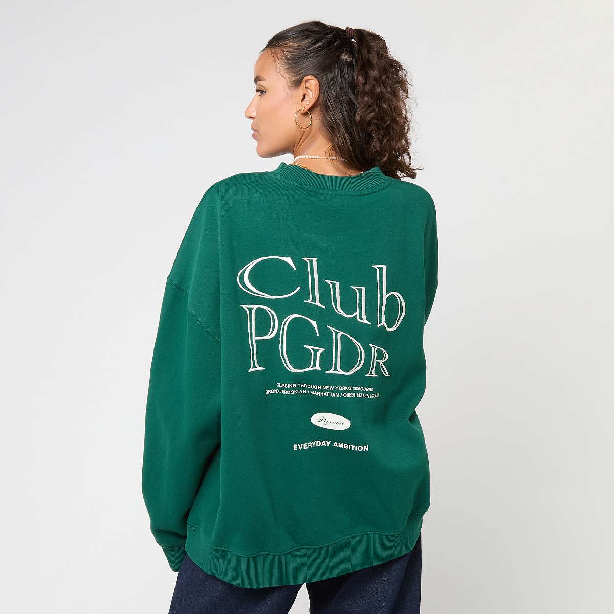 Pegador, NELE OVERSIZED SWEATER, green
