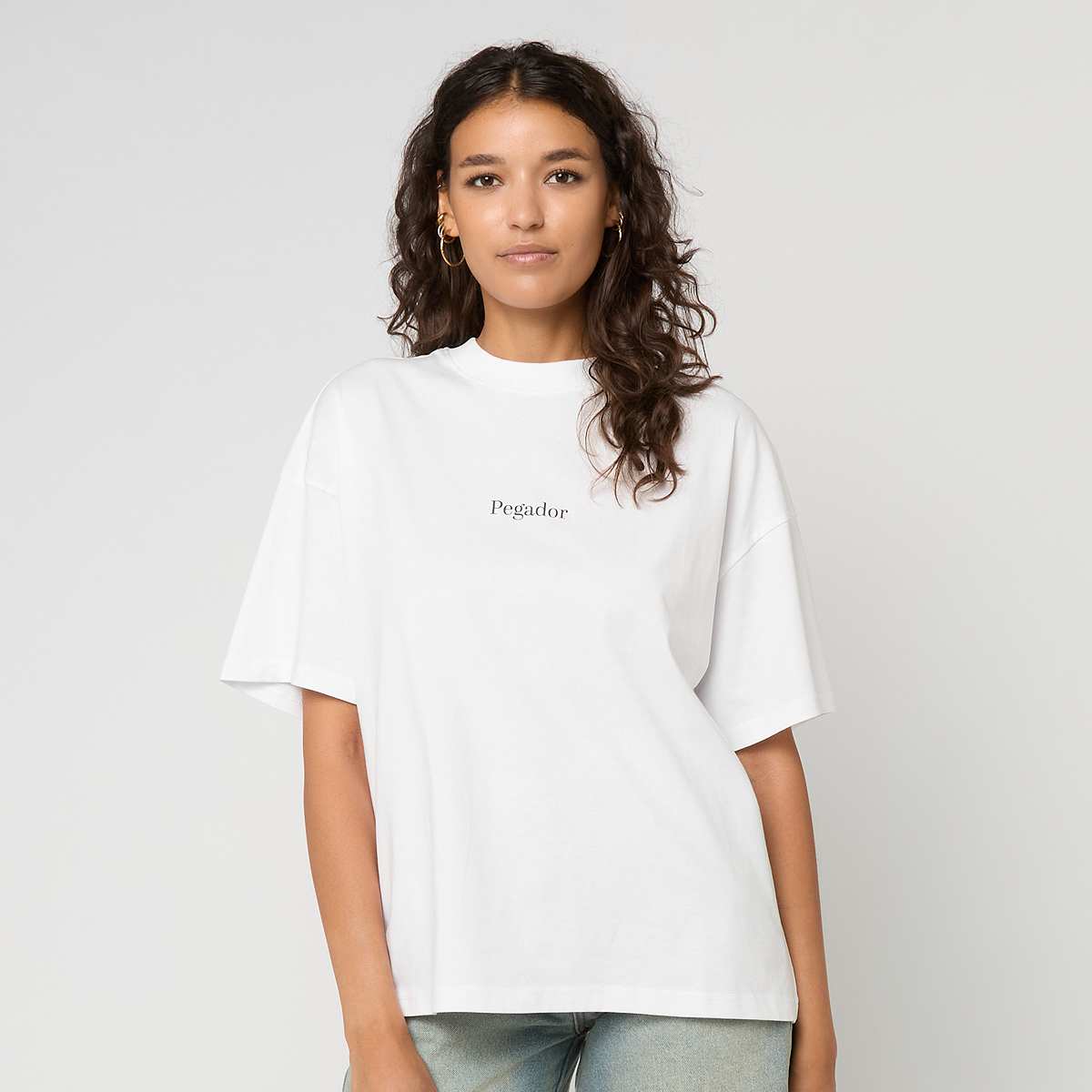 Pegador, Azana Heavy Oversized Tee, white