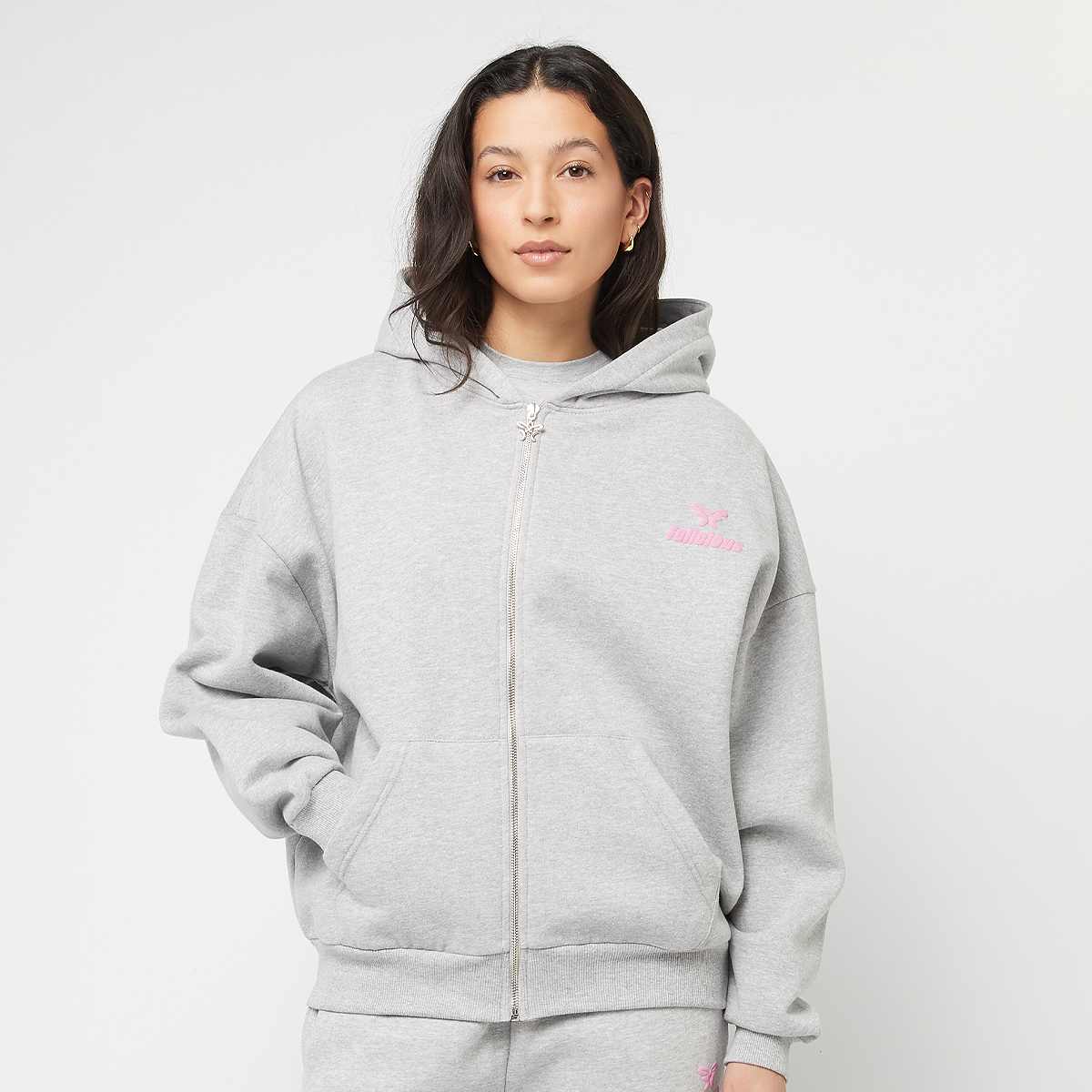 Felicious, Basic Chest Logo Zipper, grey