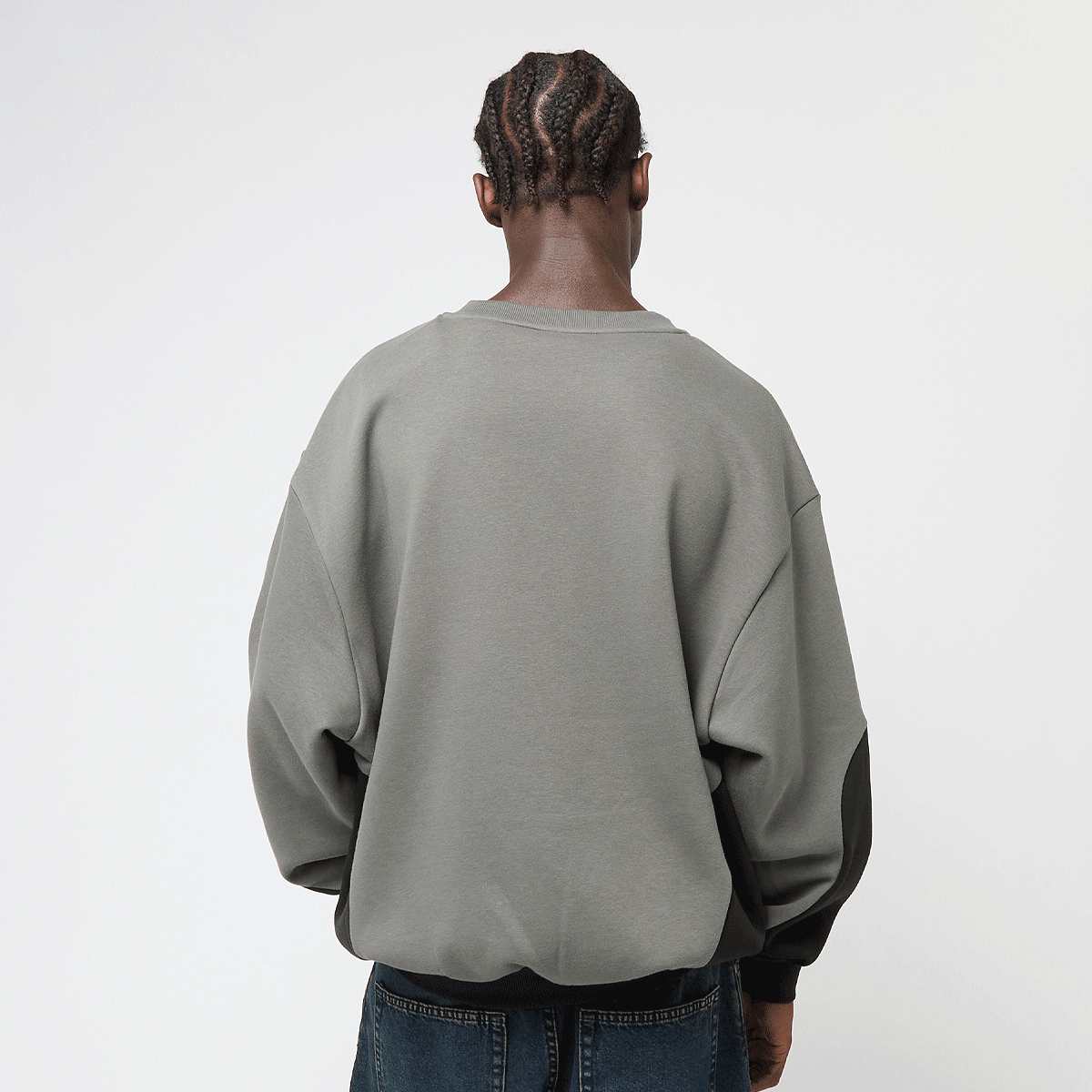 Karl Kani Elipse Oversize Crew Men Hoodies & Sweaters zwart Maat S Kleding