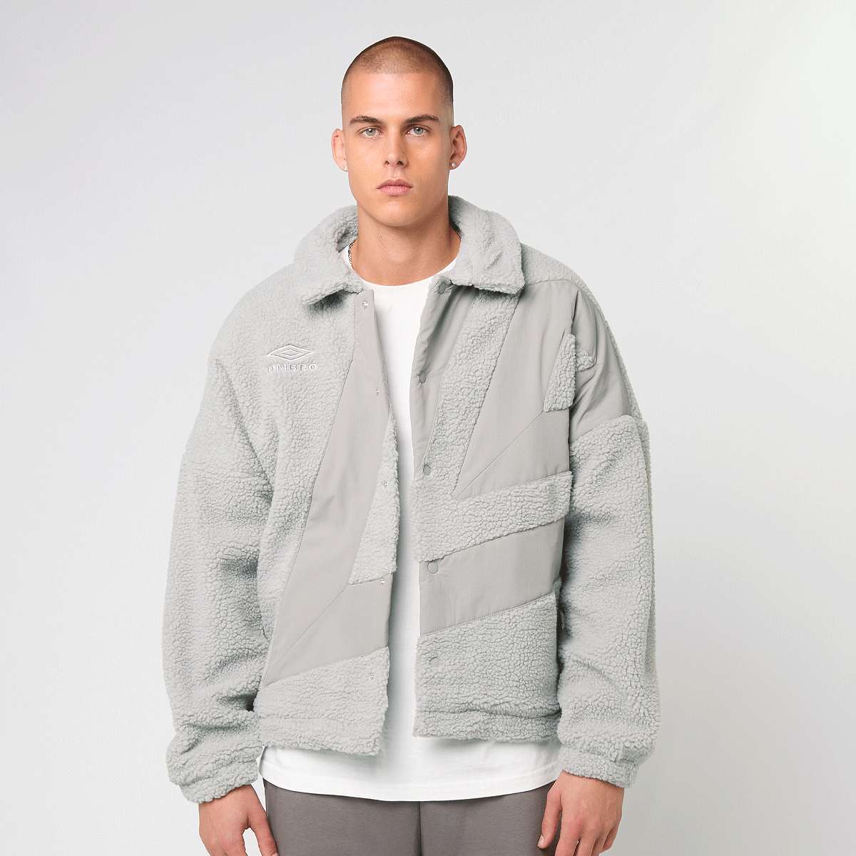 FLEECE COACH JACKET harbor mist/ultimate gray | SNIPES