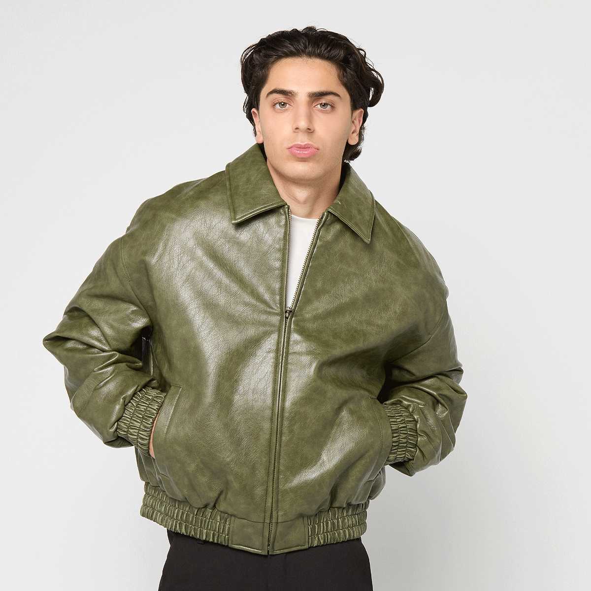 Selected, Prohibited, Bloom Bomber Jacket Green, green