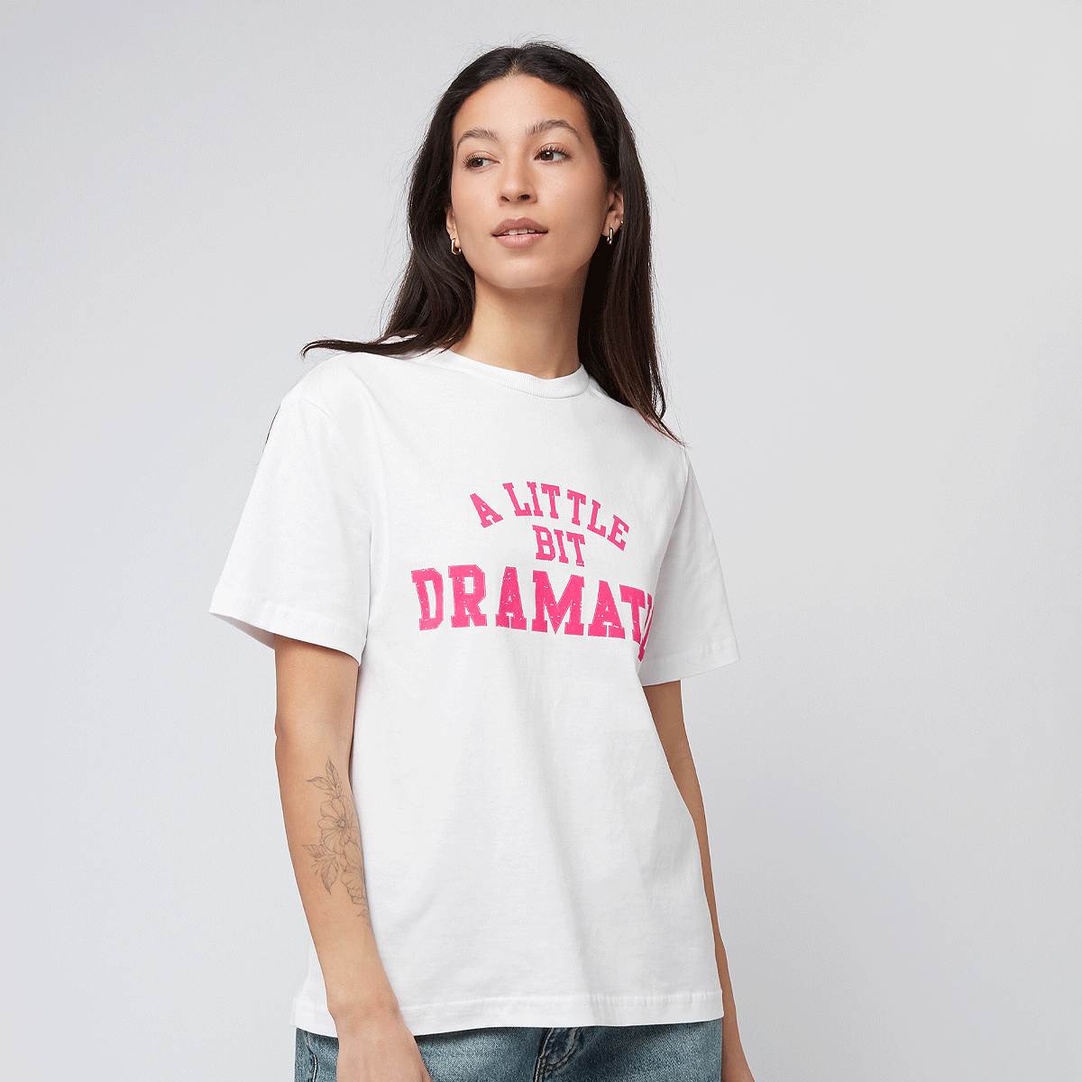 Miss Tee, Lil Dramatic Tee, white