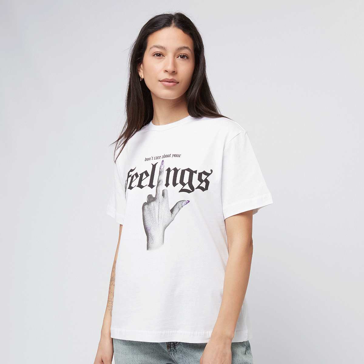 Selected, Miss Tee, Don't Care Tee, white