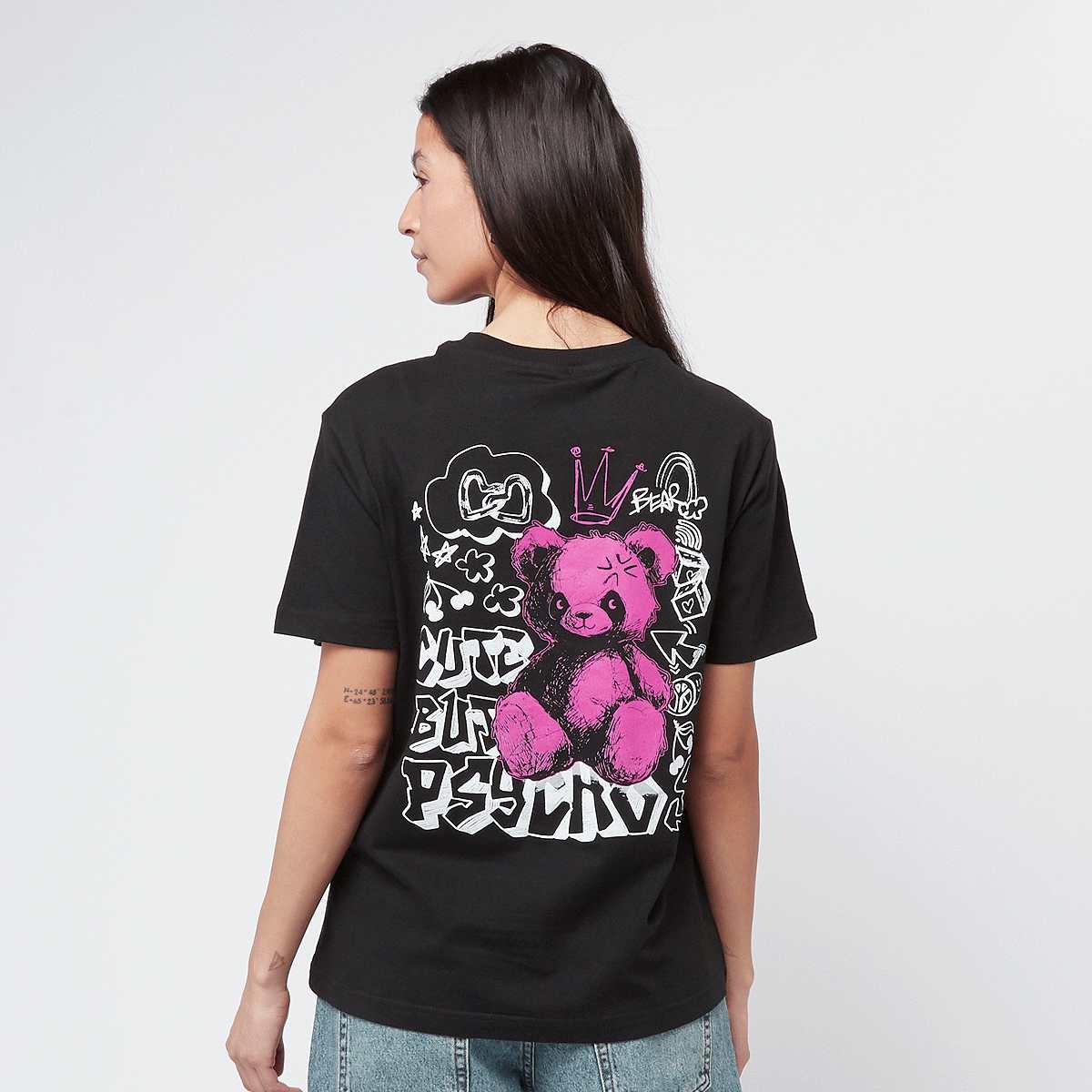 Miss Tee, Cute But Psycho Tee, black