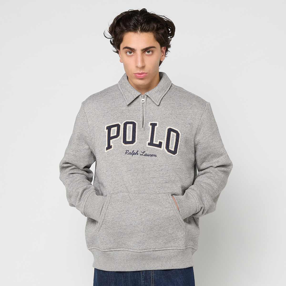 Polo Ralph Lauren Homem Cinzento Long Sleeve-Sweatshirt