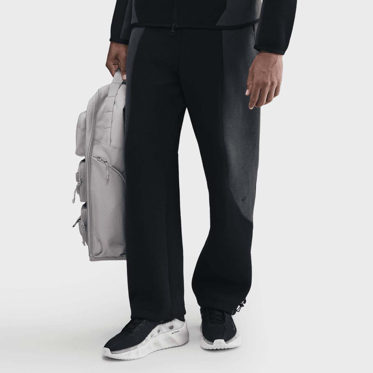 Nike Nike Tech Color-block Open-hem Fleece Pants Homme Pantalons De Survêtements Noir Taille S Vêtements - Nike