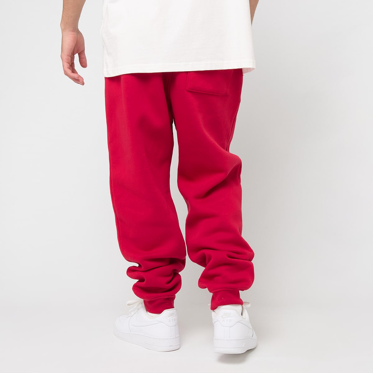 Jordan Jumpman Fleece Pants Men Trainingsbroeken rood Maat L Kleding