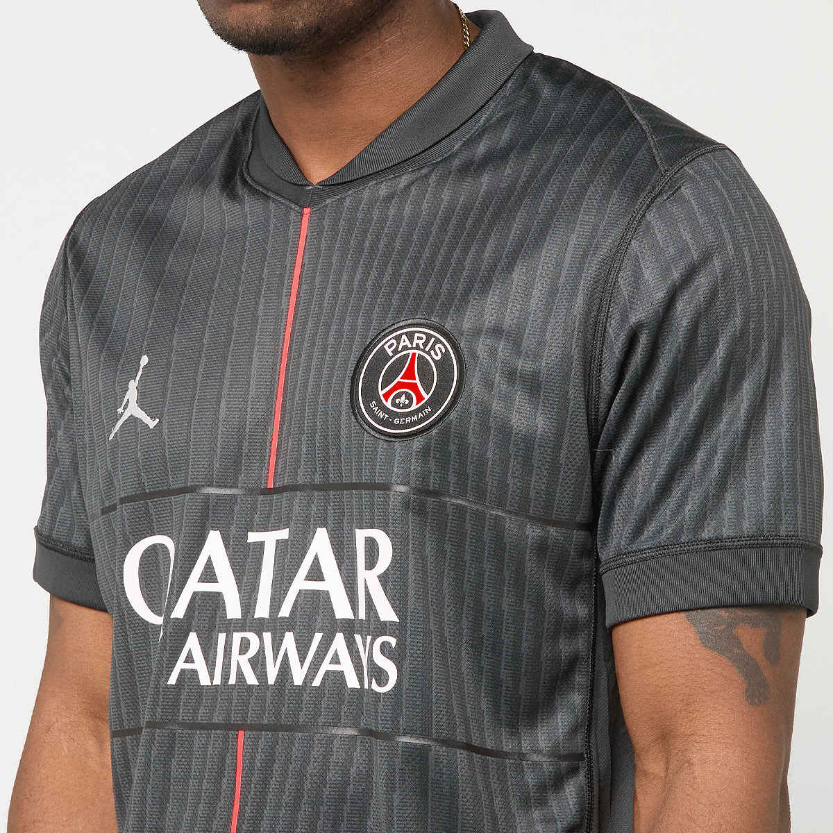 Jordan Paris Saint Germain FW25 25/26 Stadium Fourth Kit Joins Air Holiday Capsule Soccer Jersey Men's — foto 3