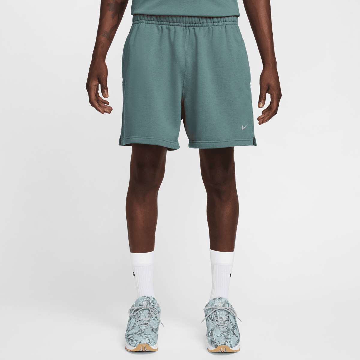Nike Nocta NRG CS Fleece Shorts men Sportshorts groen Maat L Kleding