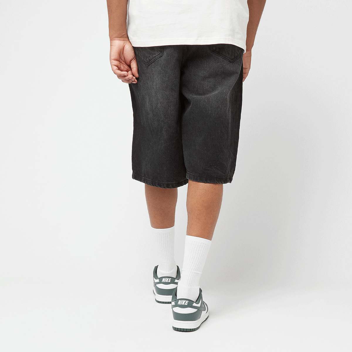 Urban Classics 90's Heavy Denim Shorts men grijs Kleding