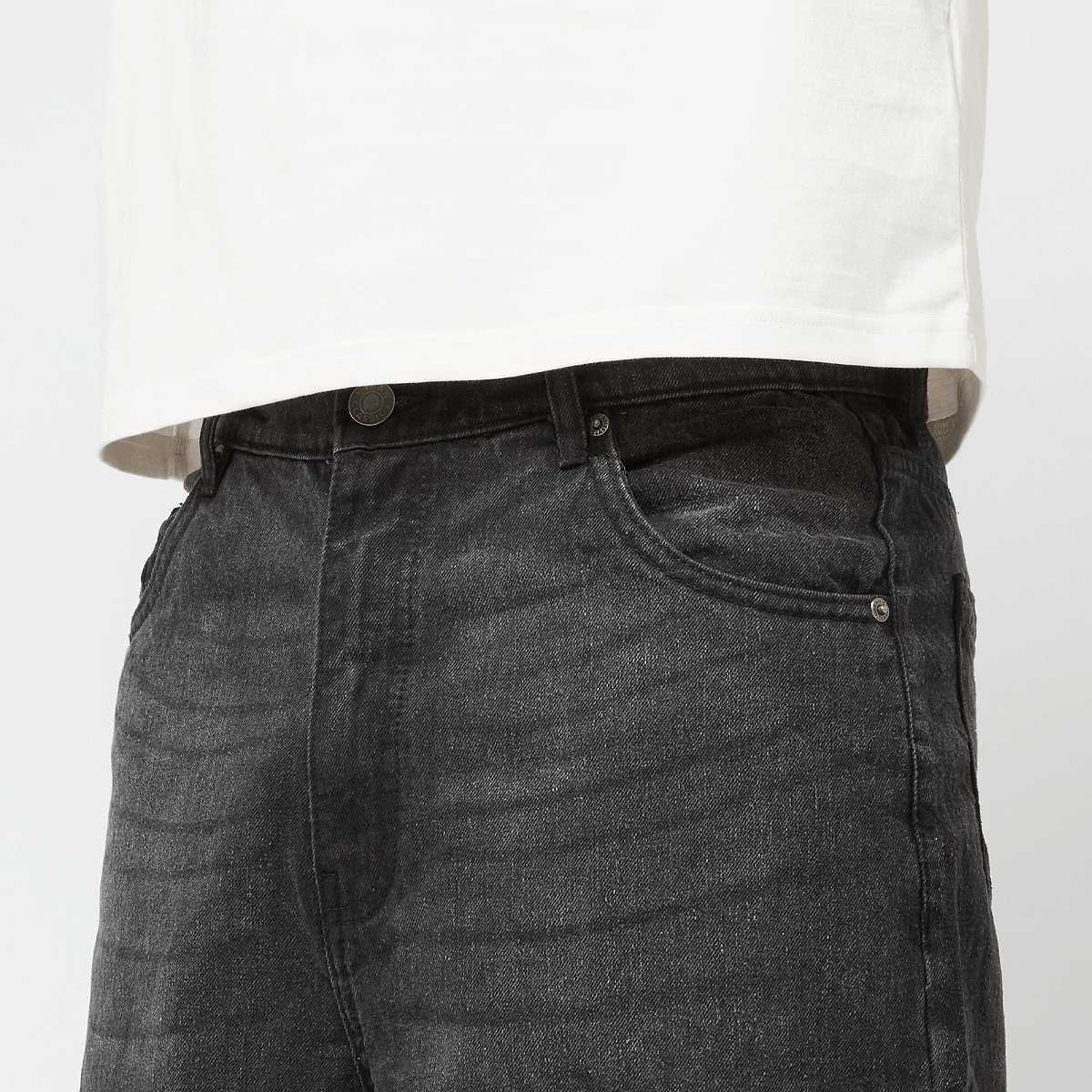 Urban Classics 90's Heavy Denim Shorts men grijs Kleding