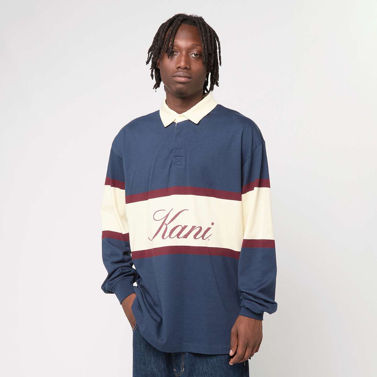 Kani Stripe Rugby Shirt | SNIPES