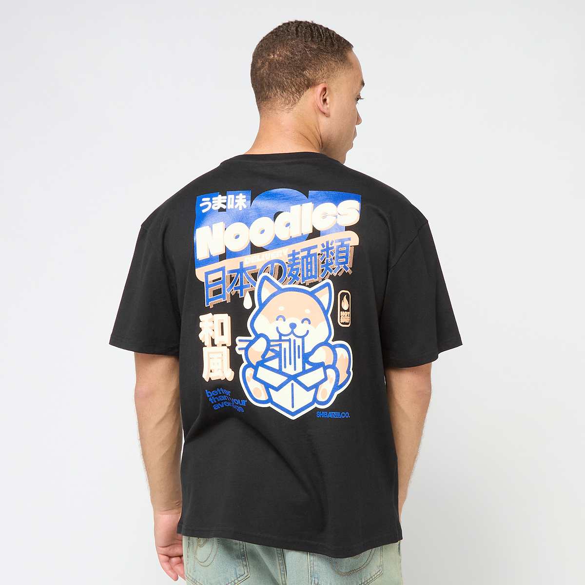 Mister Tee, Yummy Noodles Oversize Tee, black