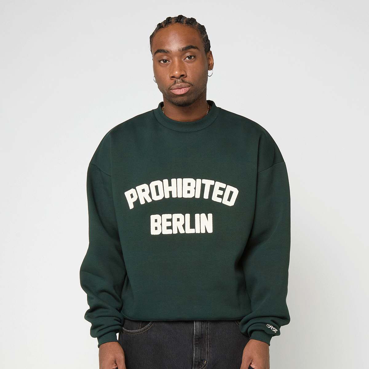 Prohibited Mannelijk Groen Berlin Berlin Crew Neck