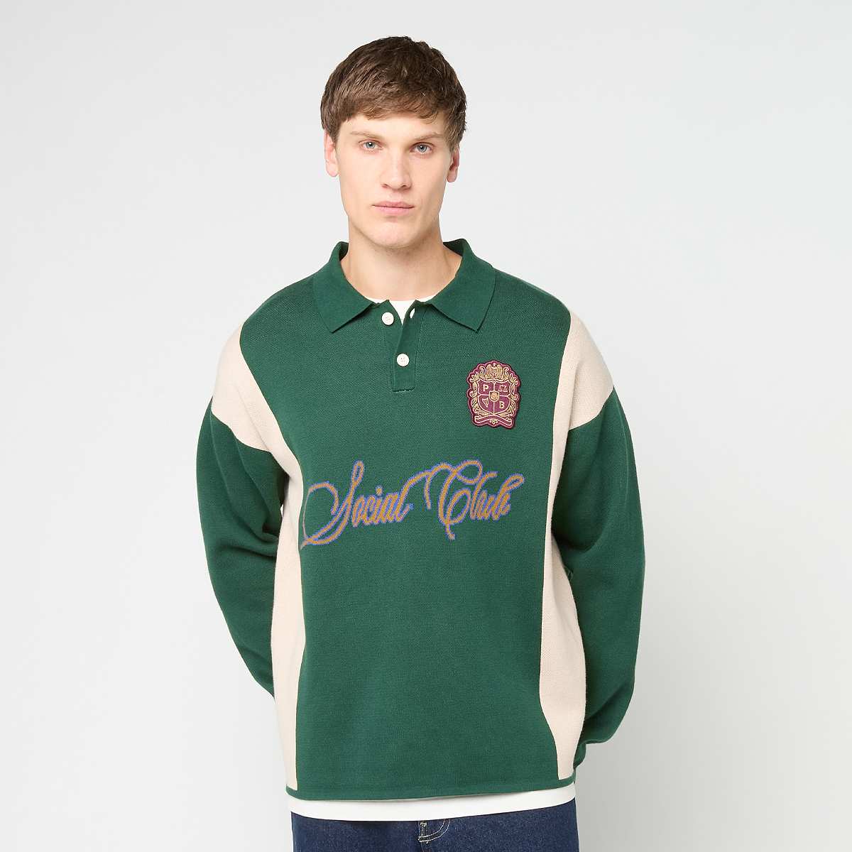 Contrast Clubhouse Knit