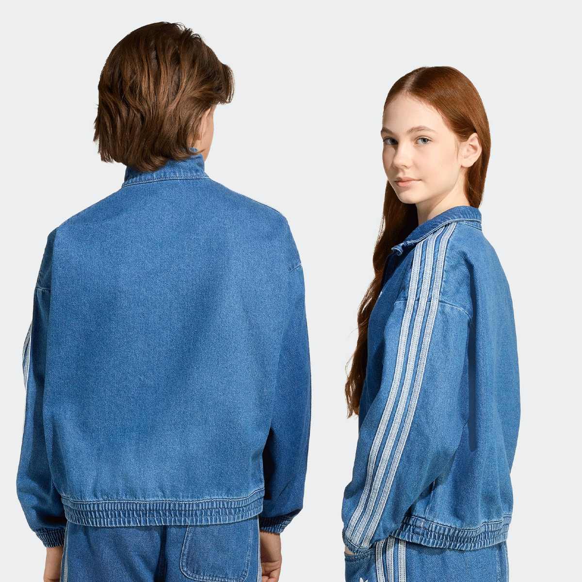 adidas Originals Jacket Unisex Spijkerjassen blauw Kleding