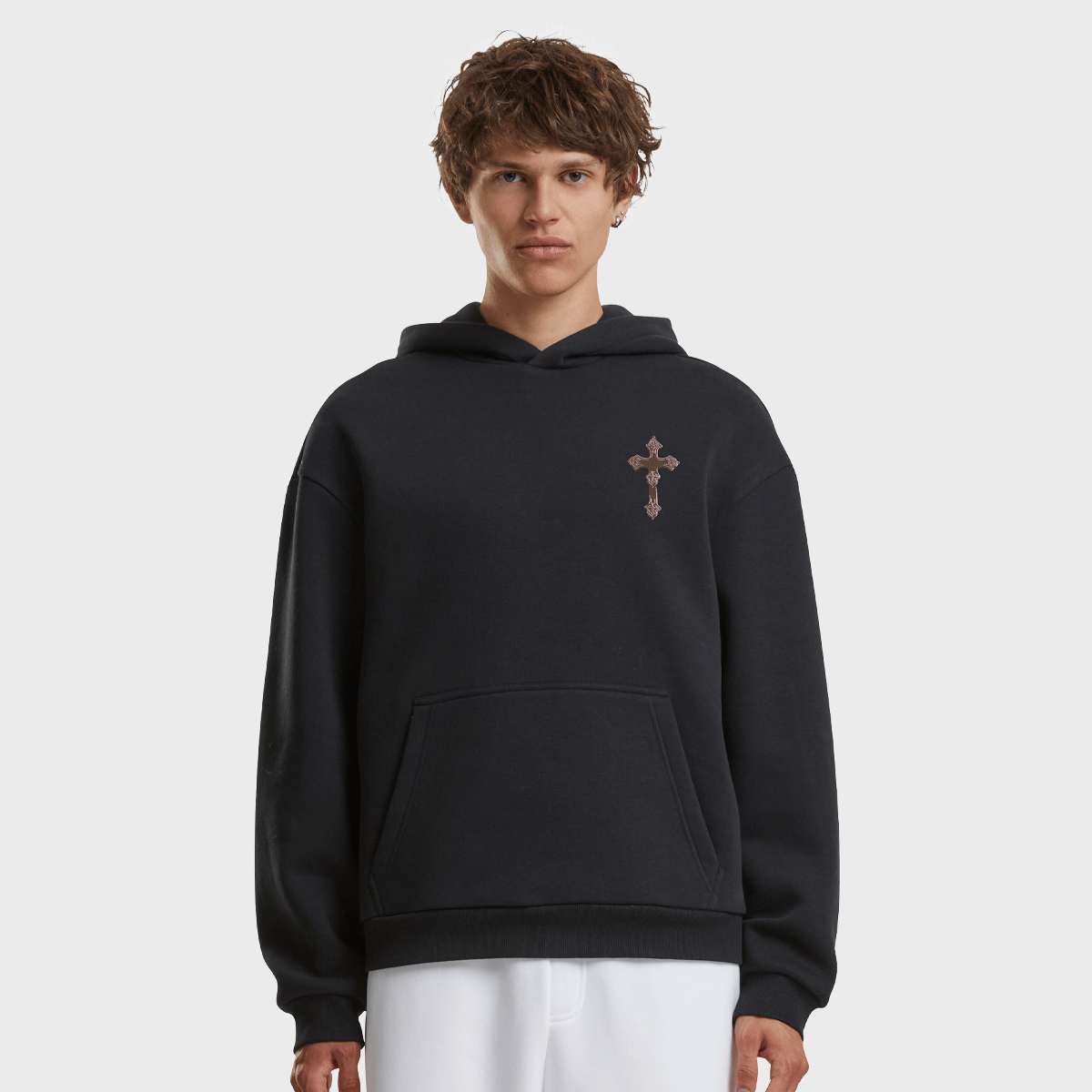 Selected, Mister Tee, Heavenly Prayers Fluffy Hoody black, black