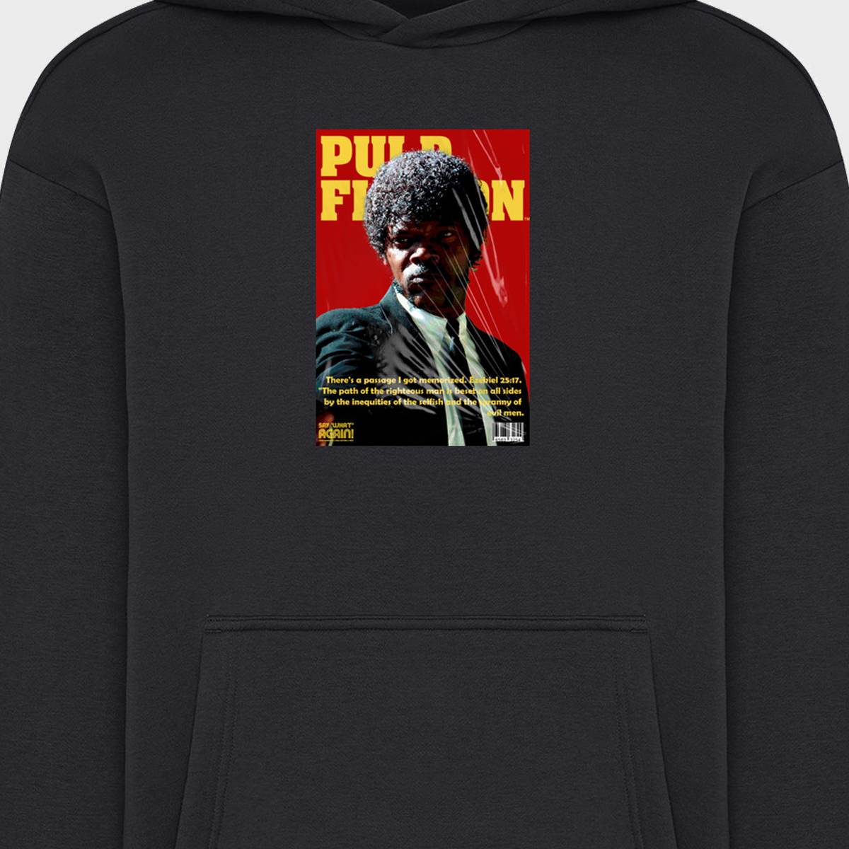 Mister Tee Pulp Fiction Jules Magazine Cover Fluffy Hoody — foto 3