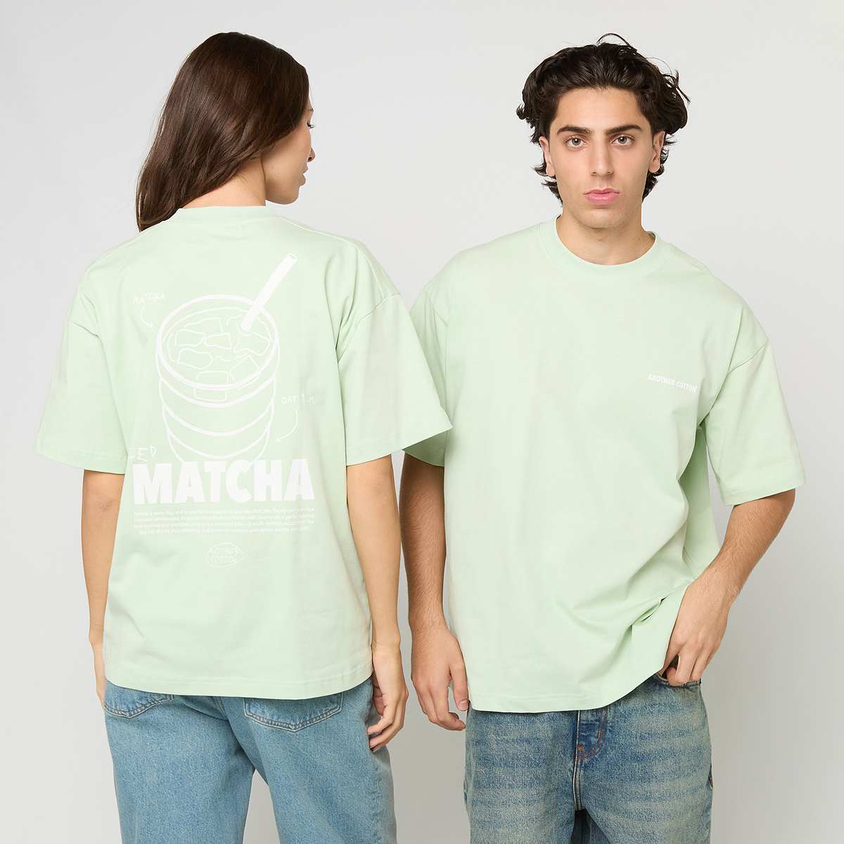 Another Cotton Lab, Matcha Oversized T-shirt, green