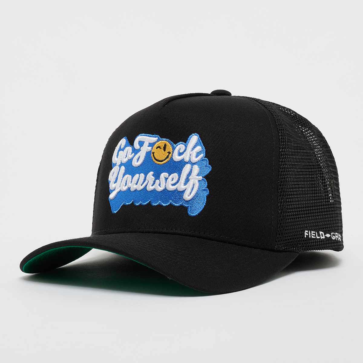 Field Grade, Go F Yourself Twill Mesh Trucker, black