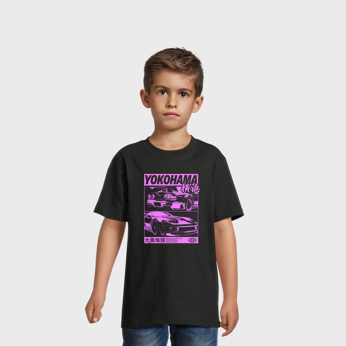 Mister Tee - Kids, Yokohama Race Tee, black