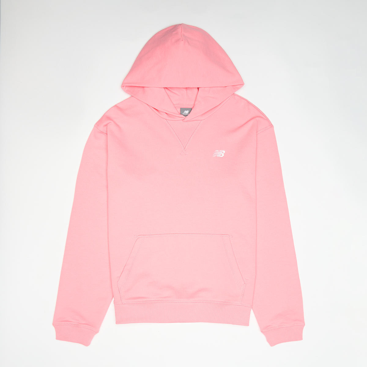 New Balance Rosa Small Logo Hoodie