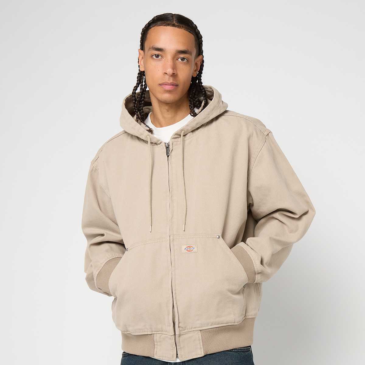 Unlined Canvas Hooded Bomber