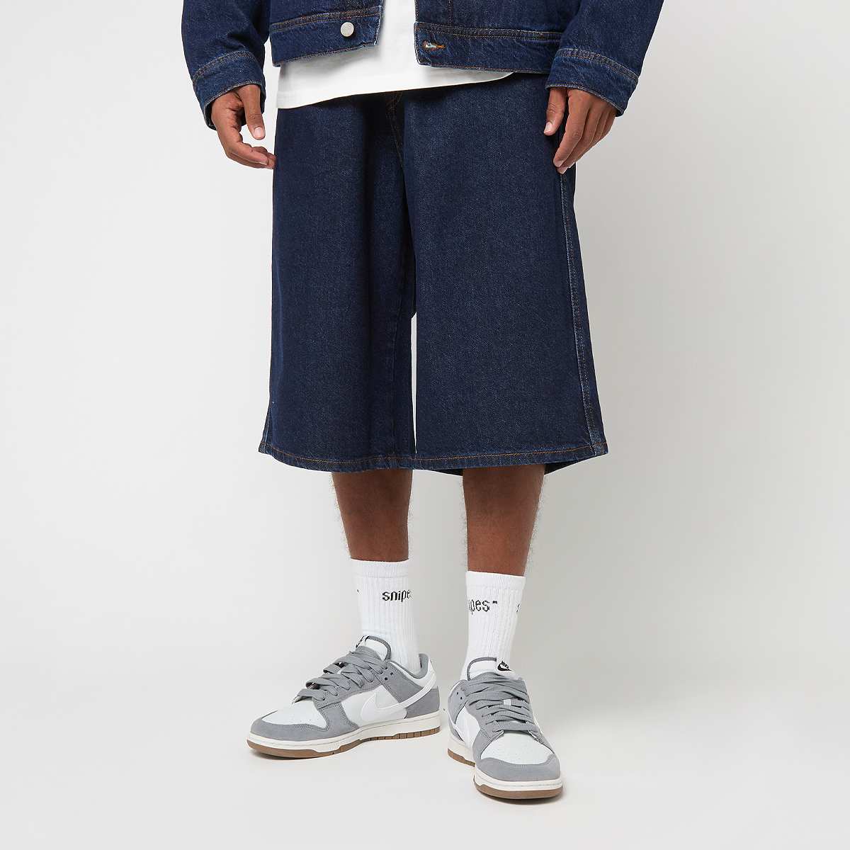 Decibel, Baggy Denim Shorts dark blue, blue