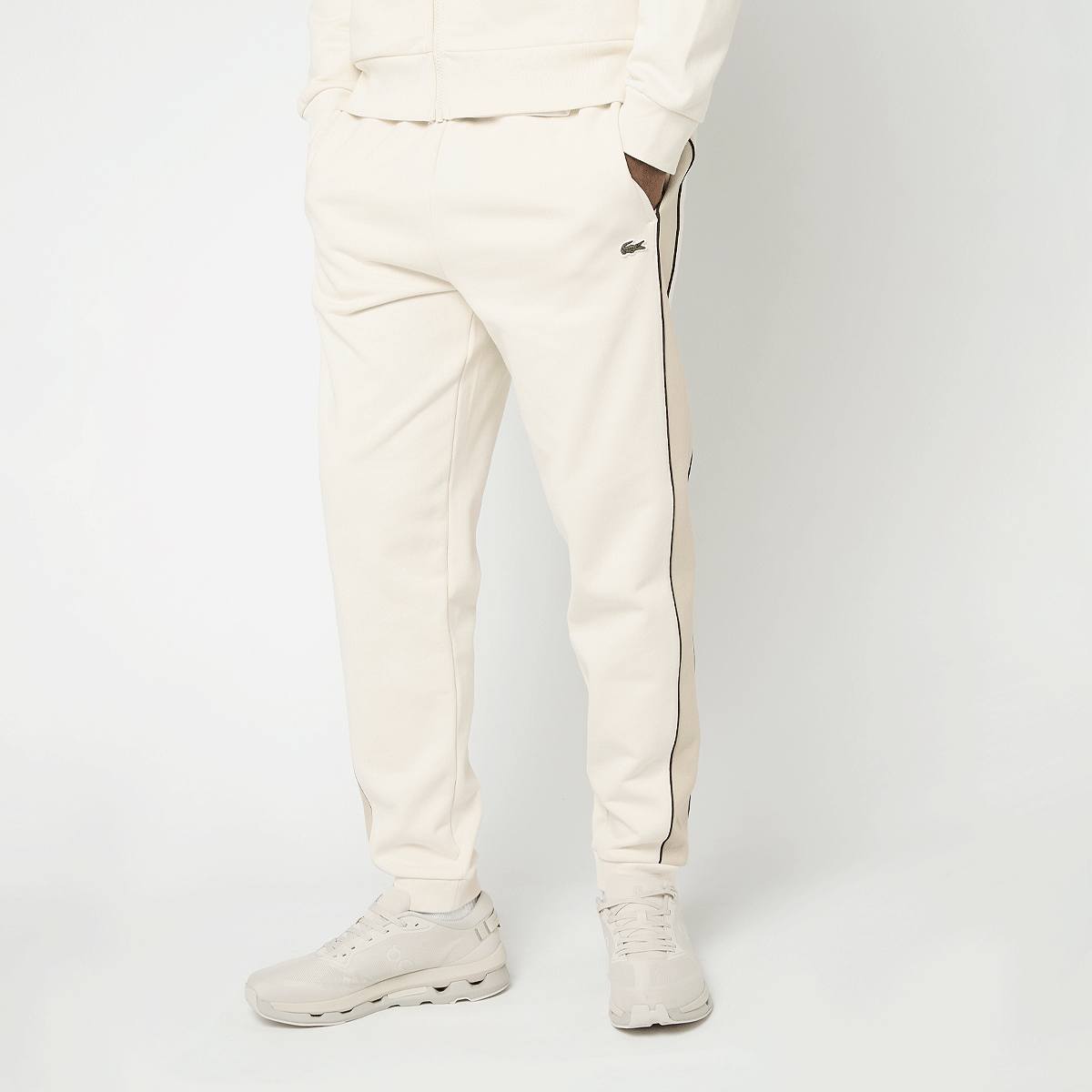 Lacoste Homem Bege Trainingsanzug