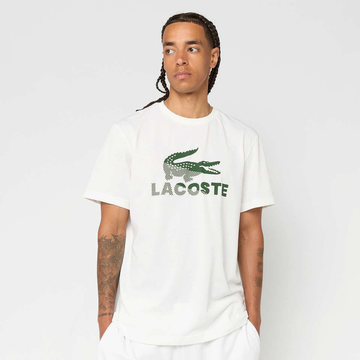 Lacoste Uomo Bianco T-Shirt