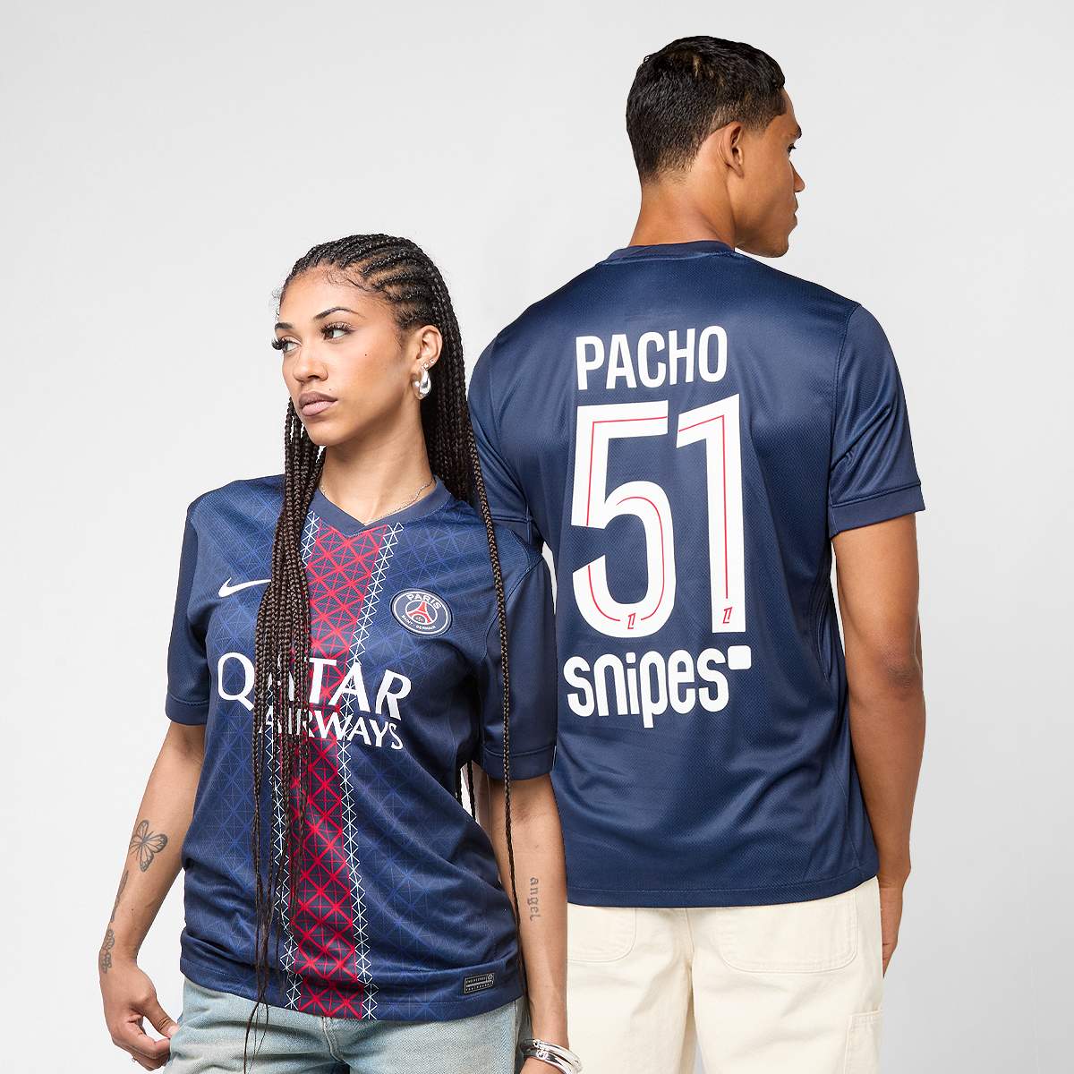 Unselected, Nike, Pacho / No. 51 / PSG Nike Home Stadium 2025/26, blue