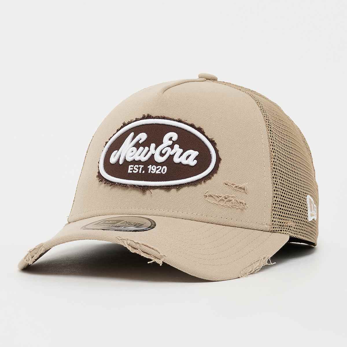 9Forty A-Frame Trucker Oval Canvas Distress