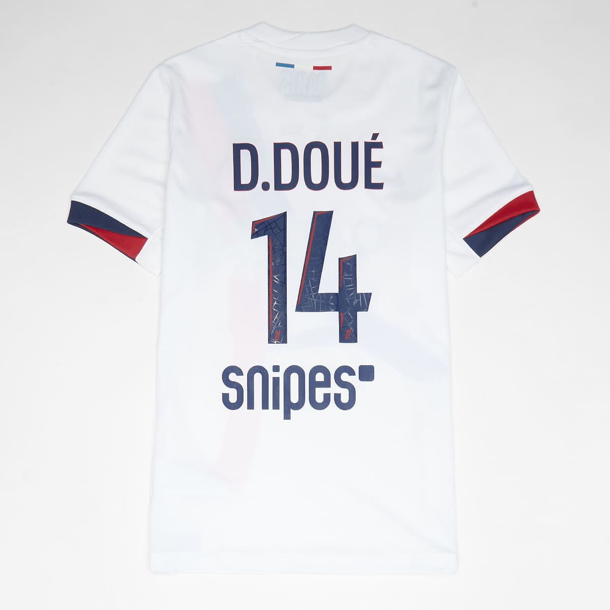 Nike Doué No. 14 Paris Saint-Germain Kids Away Stadium 2024 25 Unisex Jersey's wit Kleding