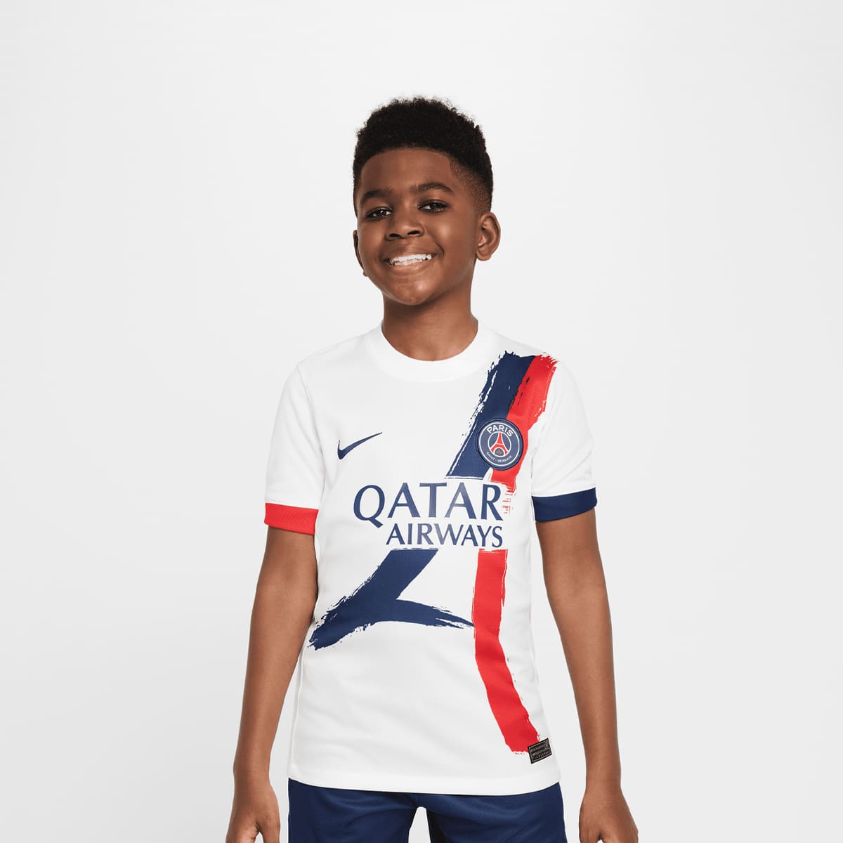 Nike Dembélé No. 10 Paris Saint-Germain Kids Away Stadium 2024 25 Unisex Jersey's blauw Kleding