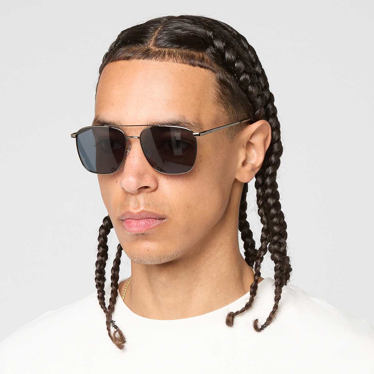 Snipes Round Aviator Sunglasses