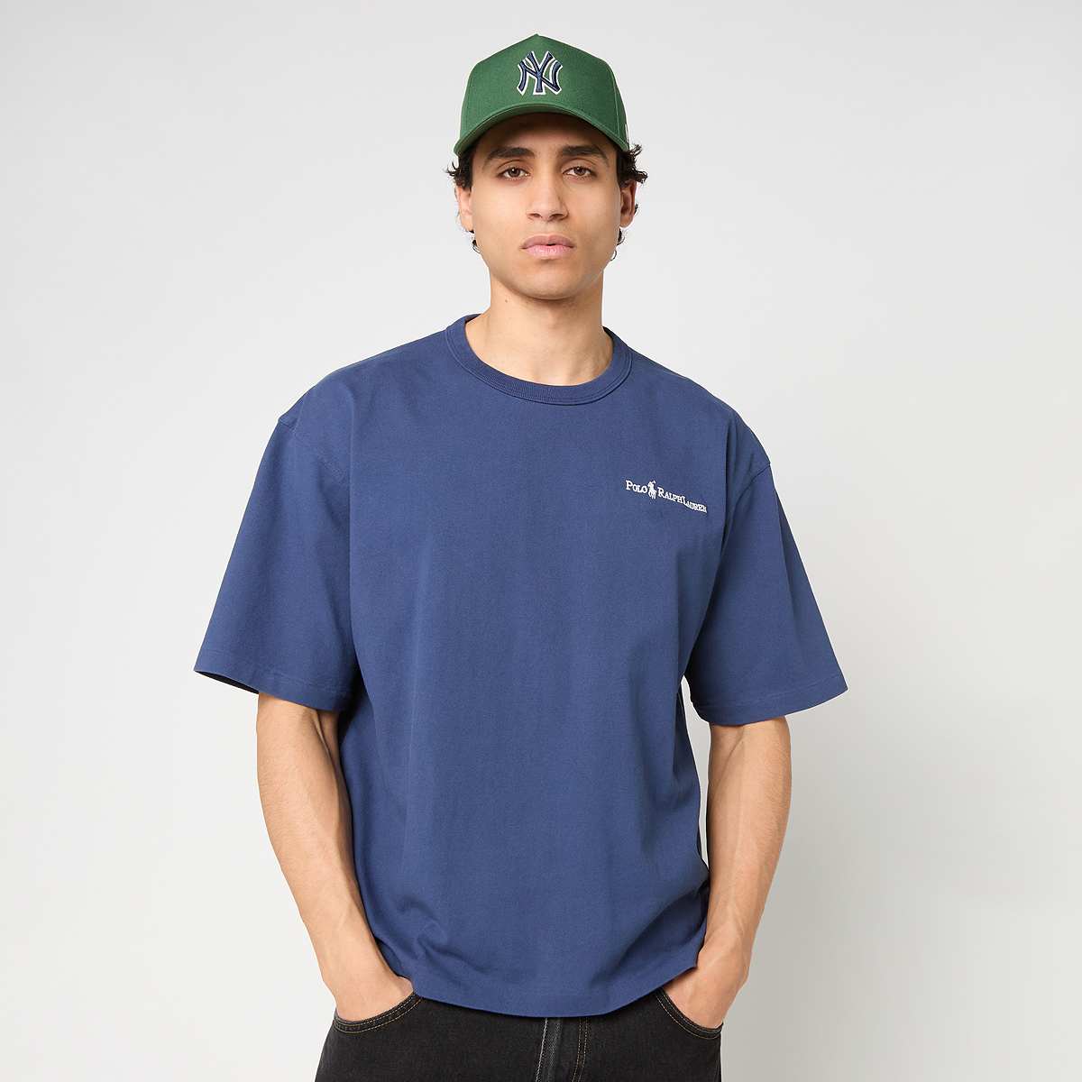 Polo Ralph Lauren Uomo Blu Knit T-Shirt