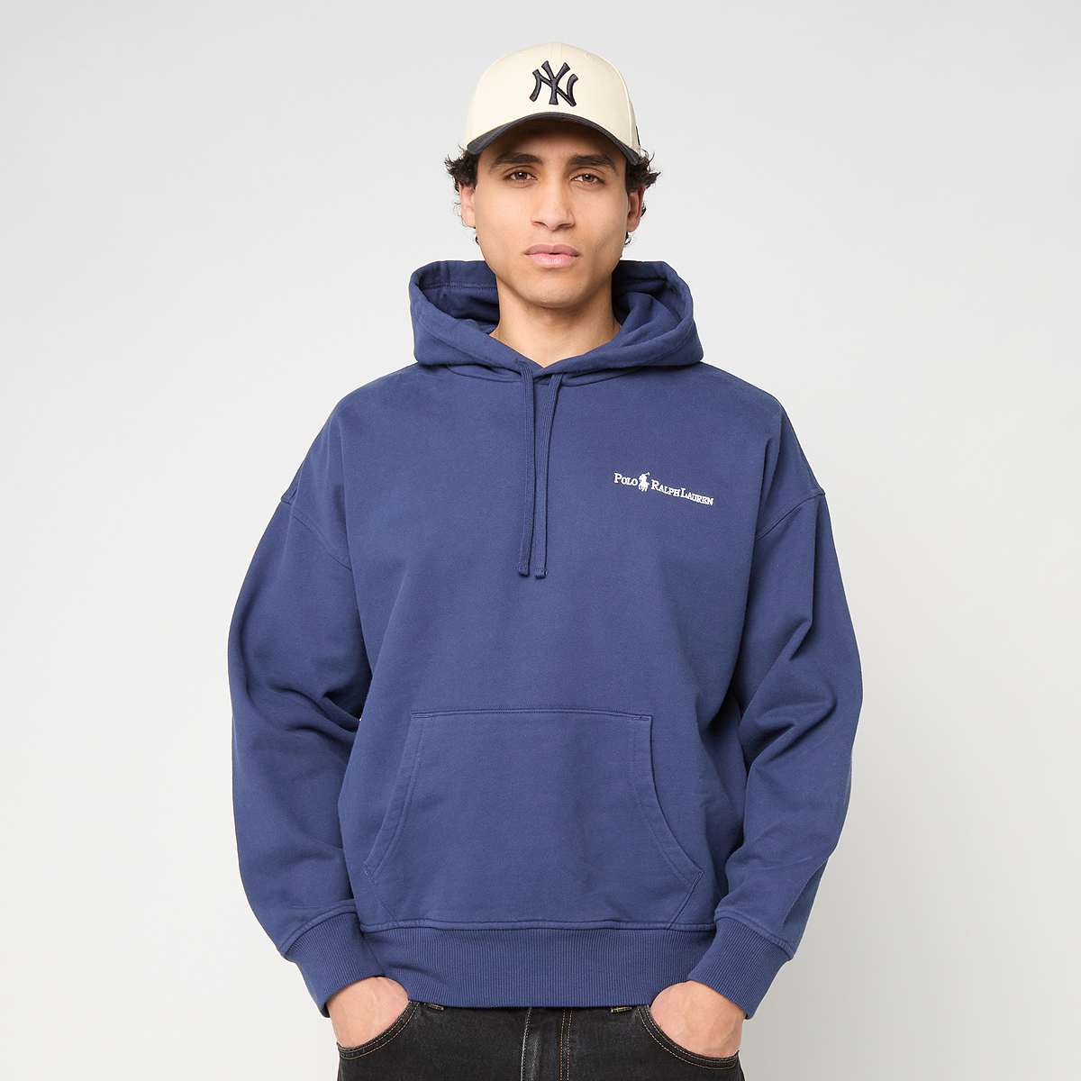 Polo Ralph Lauren Uomo Blu Fleece Hoodie