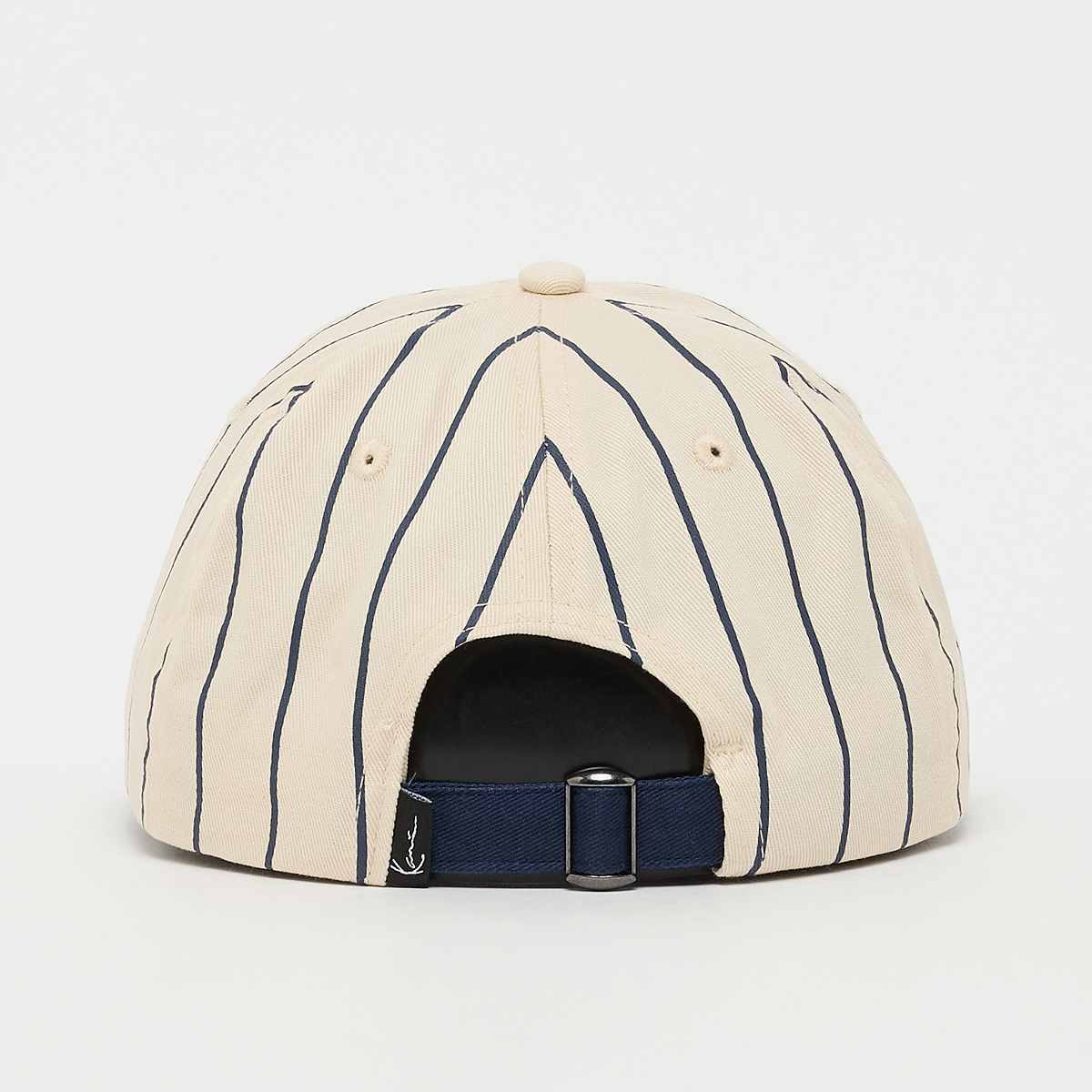 Karl Kani Cursive Varsity Pinstripe Baseball Cap off white/dark blue — photo 2