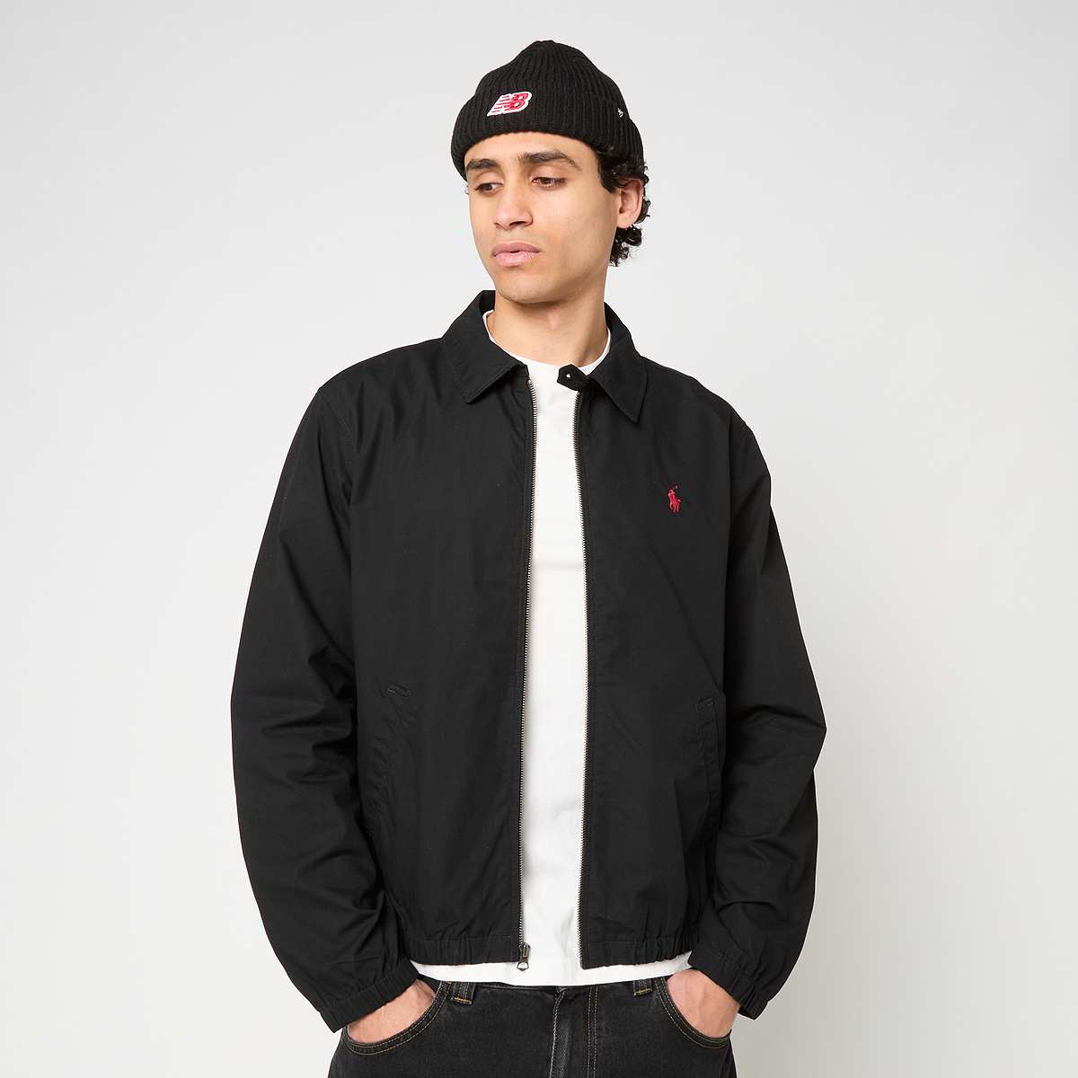Polo Ralph Lauren Uomo Nero Woven Windbreaker Jacket
