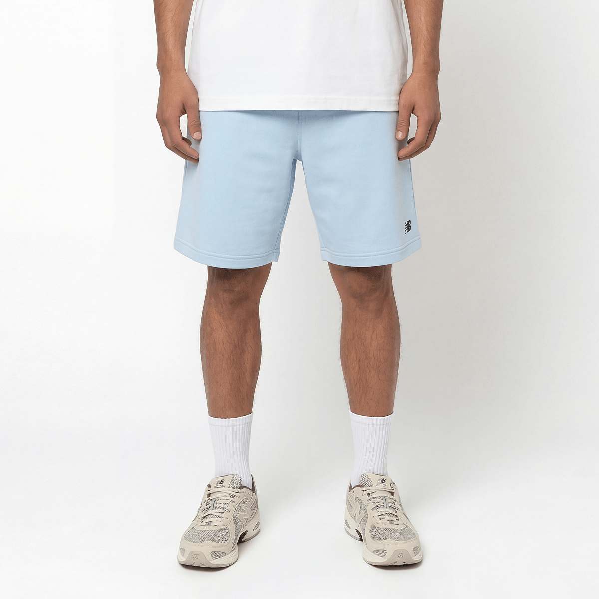 New Balance Herren Blau 9 Inch French Terry Short