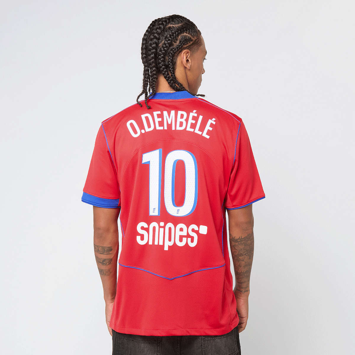 Nike Dembélé No. 10 PSG Third Stadium 2025 26 Unisex Trainingspakken rood Maat S Kleding